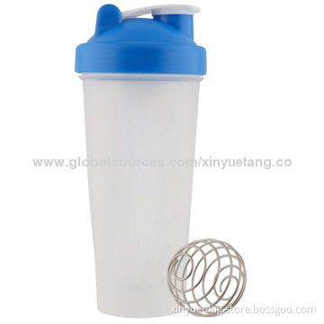 Single 20oz Sundesa Shaker Bottle, Plastic Shaker Cup, Colors Vary